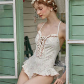 Meadow Muse Floral Bodysuit | Rave Set