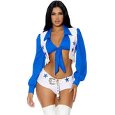 Blue Star Costume Cheer Set | Rave Set