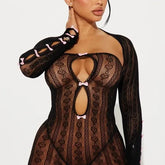 Wild Romantic Women's Net Shrug & Dress Set | Rave Set