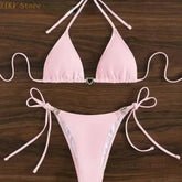 Love Struck Women's Heart Ring Bikini Set | Rave Set