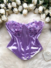 Satin Butterfly 3D Corset Top | Rave Set