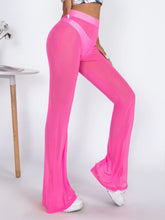 Pink Illusion Women's Mesh Flare Bottoms | Rave Set