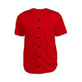 Men’s Oversized Gym T-Shirt Loose Fit Red_Front View