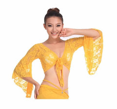 Aurora Mist Sheer Bell Sleeve Top for Women | RaveSet