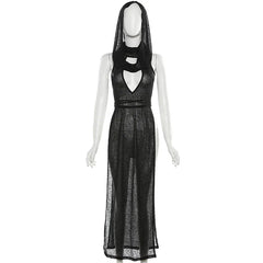 Luna Knitted Women's Hood Dress | Rave Set