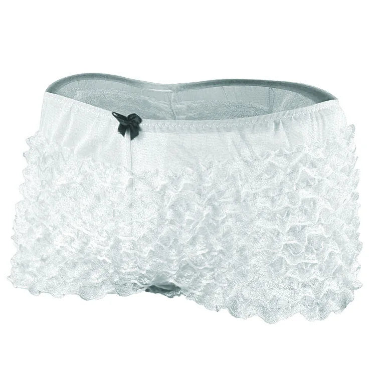 White Ruffle Women’s Bloomers | Rave Set