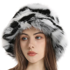 Shadow Frost Furry Bucket Hat | Rave Set