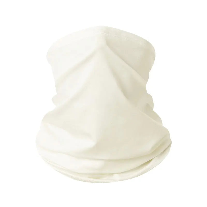 Cream Beige Cooling Neck Gaiter | Rave Set