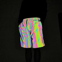 Reflective Urban Style Shorts | Rave Set