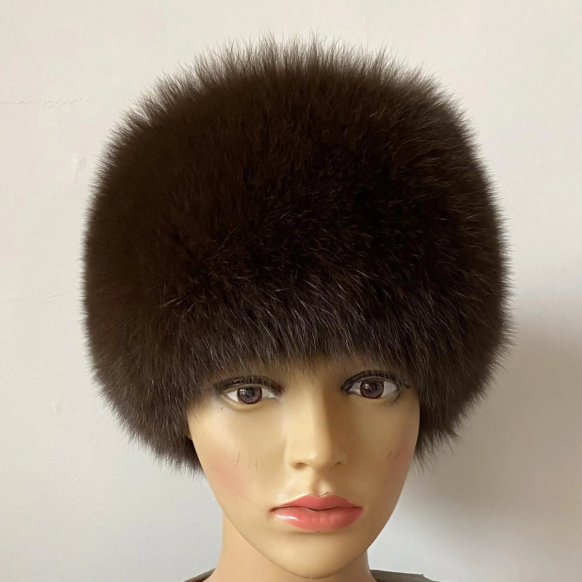 Soft Choco Faux Fur Winter Hat | Rave Set
