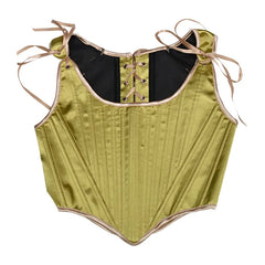 Golden Hour Women’s Satin Corset Top | Rave Set