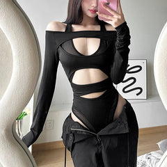 Shadow Play Women's Bodysuit | Rave Set