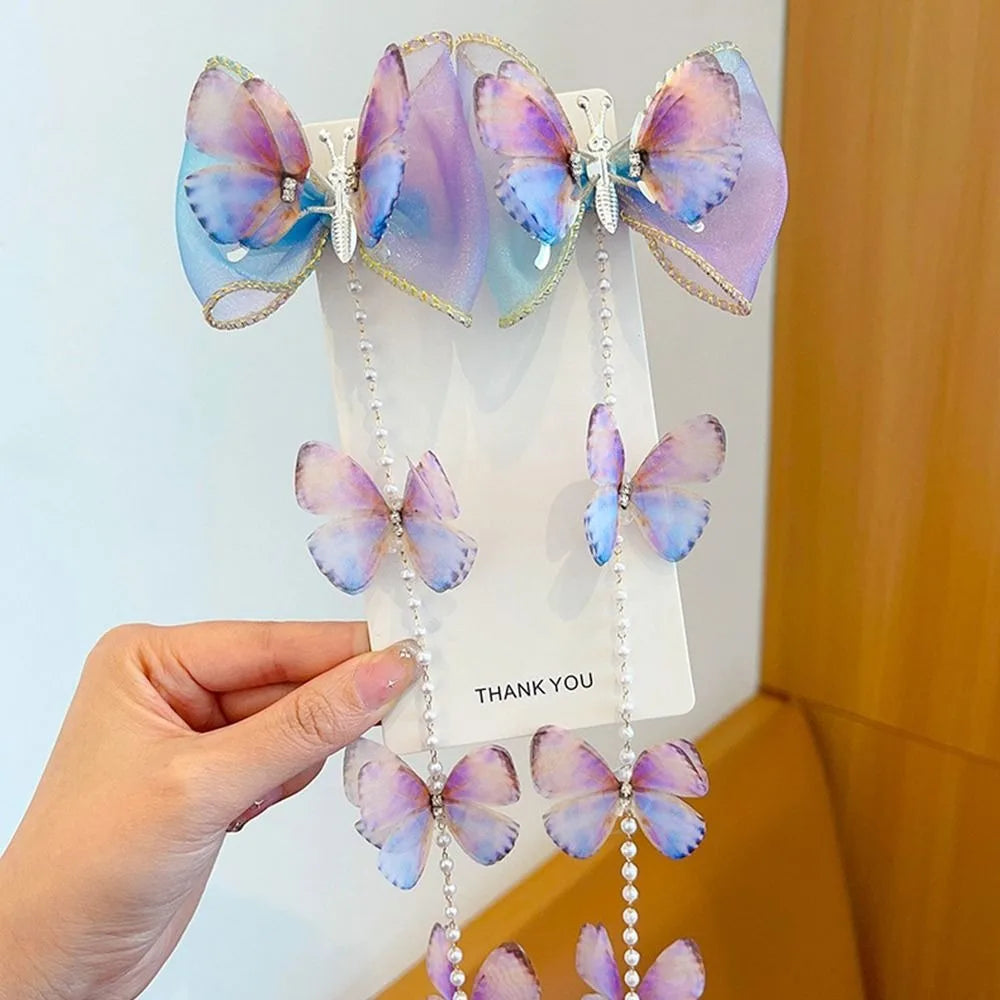 Fairy Glow Opal Hair Tassel Clip | Rave Set