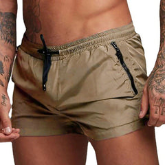 Beach Swim Trunks for Men-Tan | Rave Set