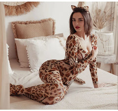 Savage Spots Leopard Jumpsuit | Rave Set