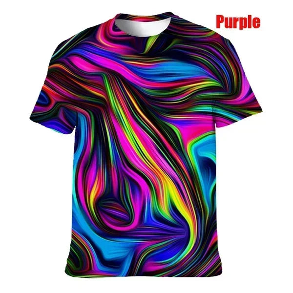Purple Vortex 3D Psychedelic Tee | Rave Set