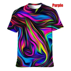 Purple Vortex 3D Psychedelic Tee | Rave Set