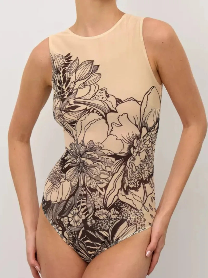 Sand Petal Women’s Graphic One-Piece | Rave Set
