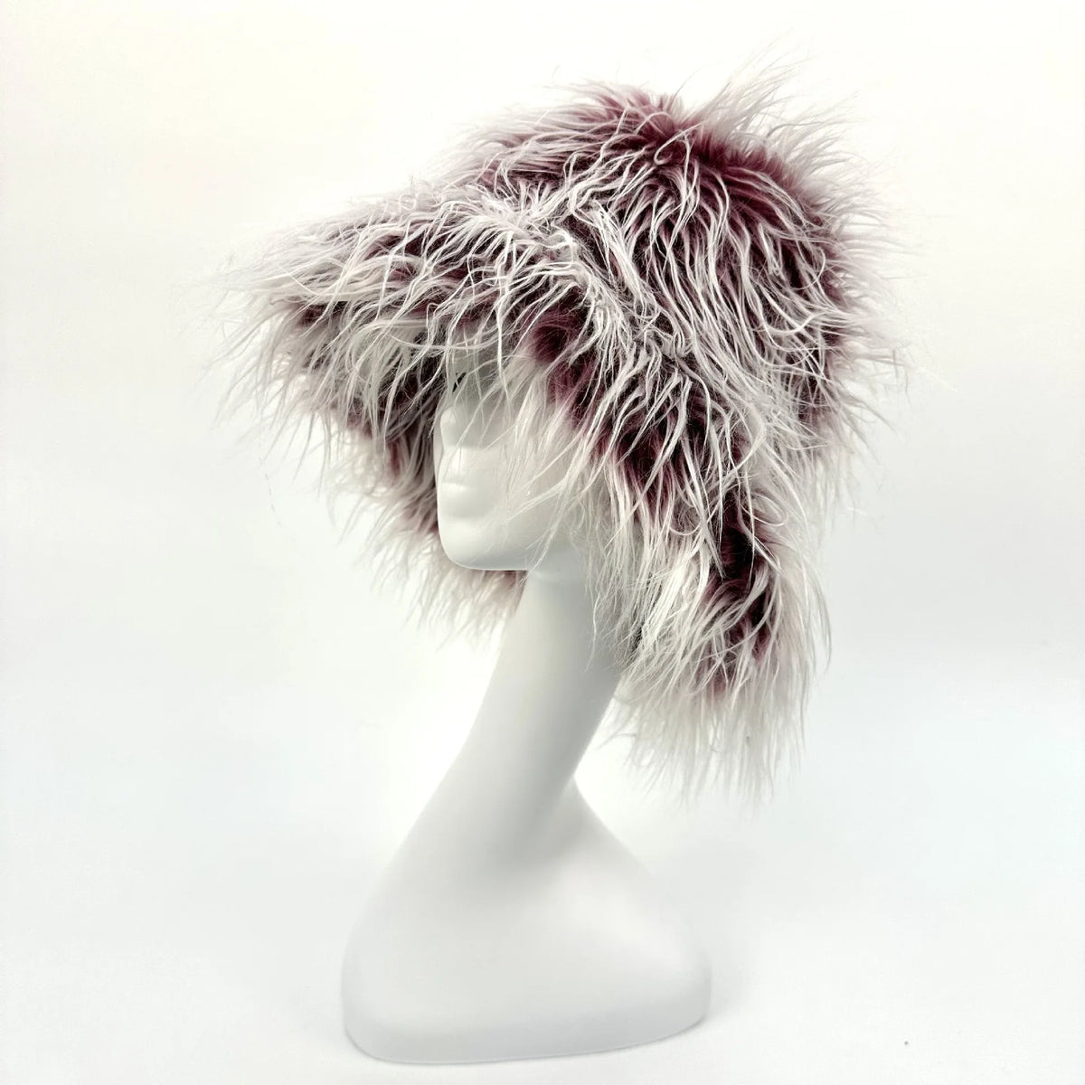 FrostFlare Wine Fur Bucket Hat | Rave Set