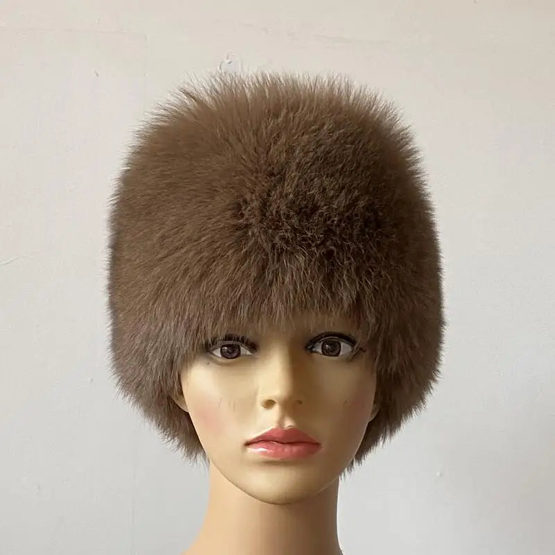 Soft Mocha Faux Fur Winter Hat | Rave Set