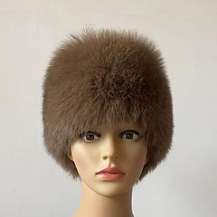 Soft Mocha Faux Fur Winter Hat | Rave Set