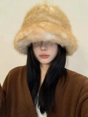Sandstone Cozy Plush Bucket Hat | Rave Set