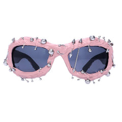 Punk Floss Pink Spike Shades | Rave Set
