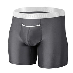 Contour Fit Breathable Boxer Briefs for Men Steel Gray | Rave Set