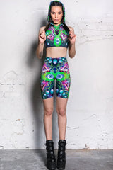PsyVision Hooded Women's Set | Rave Set