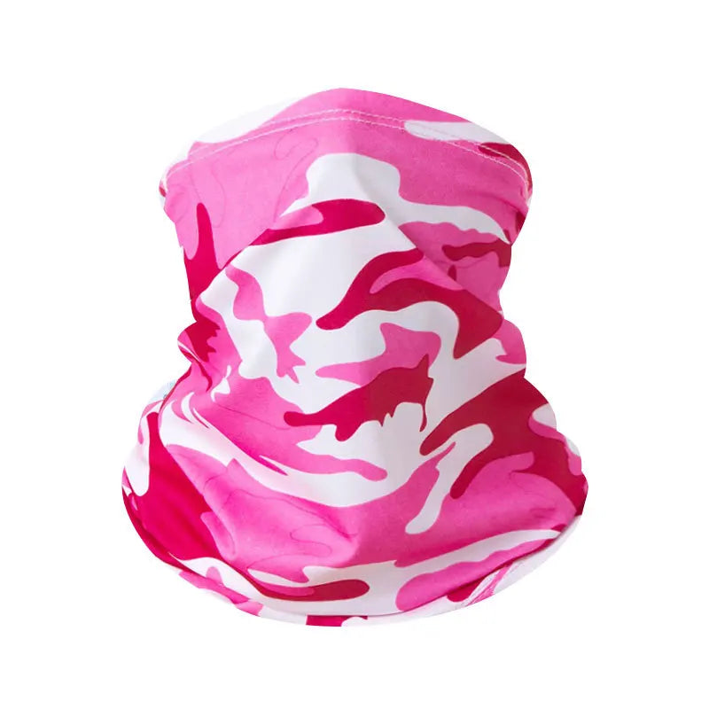 Pink Camo Cooling Neck Gaiter | Rave Set