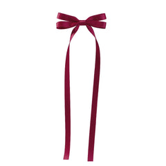 Fairy Claret Ribbon Cascade Clip | Rave Set