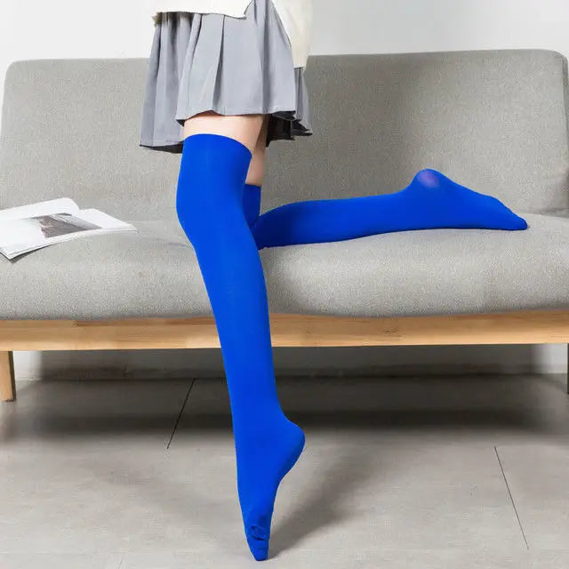 Blue Classic Thigh High | Rave Set