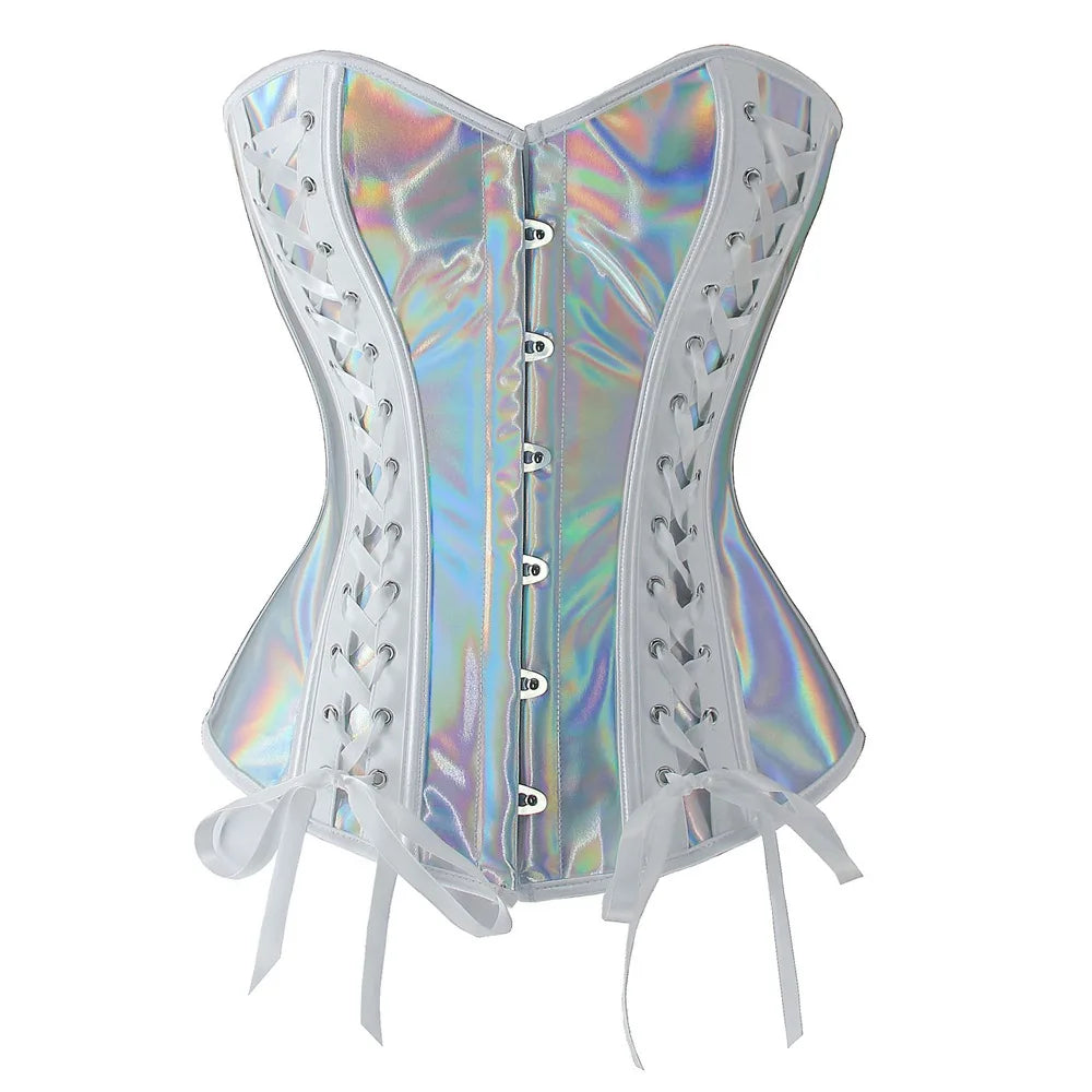 Starlight Reflective Corset Top | Rave Set