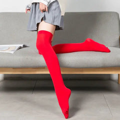 Red Classic Thigh High | Rave Set