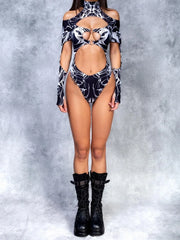 Sleek Cosplay Bodysuit for Women Frost | Rave Set