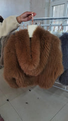 Espresso Drift Hooded Faux Fur Jacket | Rave Set