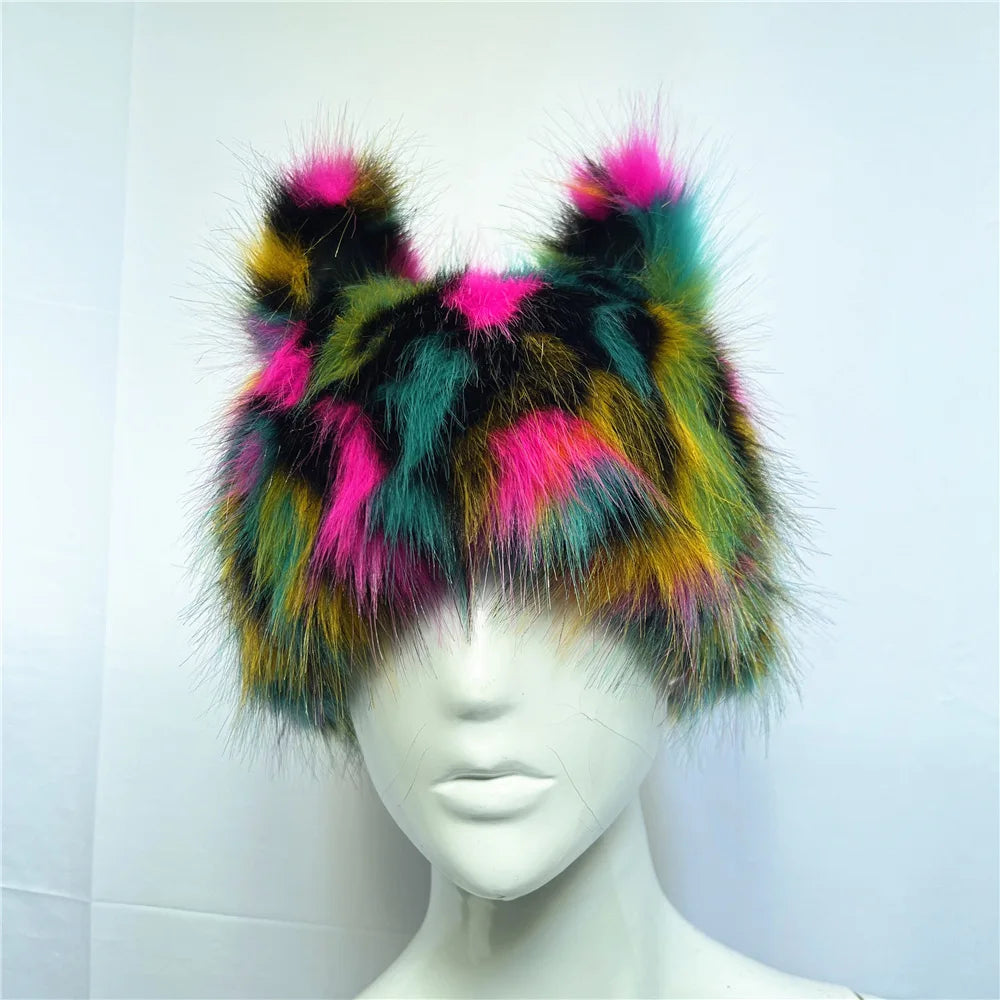 Wild Paws Furry Cat-Ear Hat | Rave Set