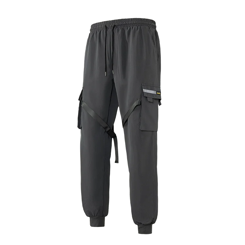 Iron Grid Unisex Strap Cargo Joggers | Rave Set