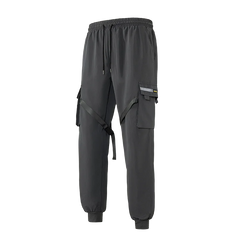 Iron Grid Unisex Strap Cargo Joggers | Rave Set