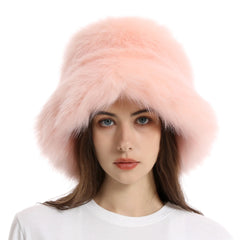 Blush Cloud Plush Bucket Hat | Rave Set