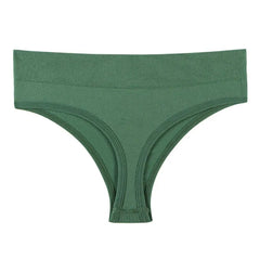 Women's Green Halo Seamless Cheeky Bottom | Rave Set