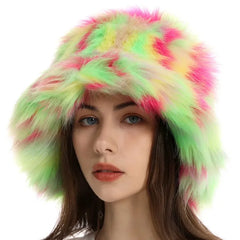 Electric Pop Plush Bucket Hat | Rave Set