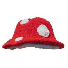 Spotted Scarlet Shroom Hat | Rave Set