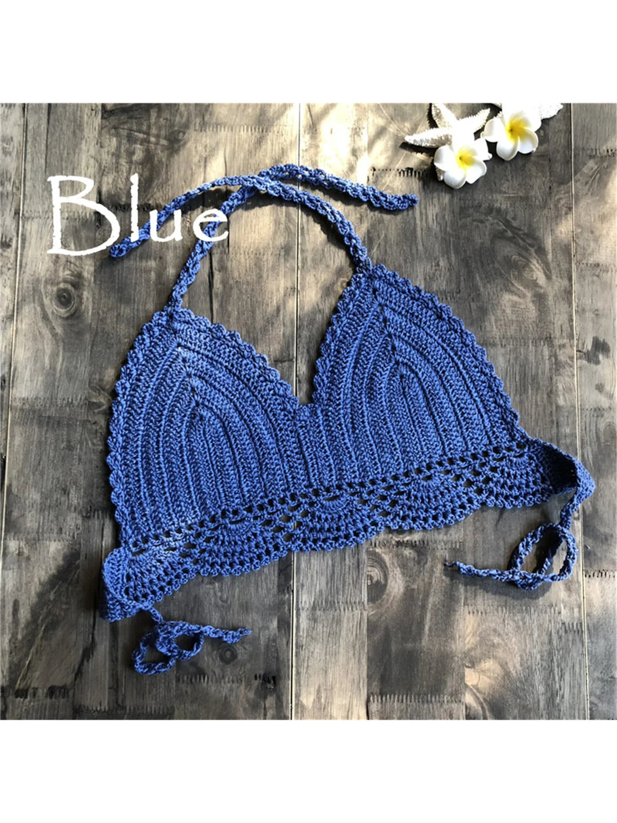 Ocean Weave Crochet Bikini Top | Rave Set