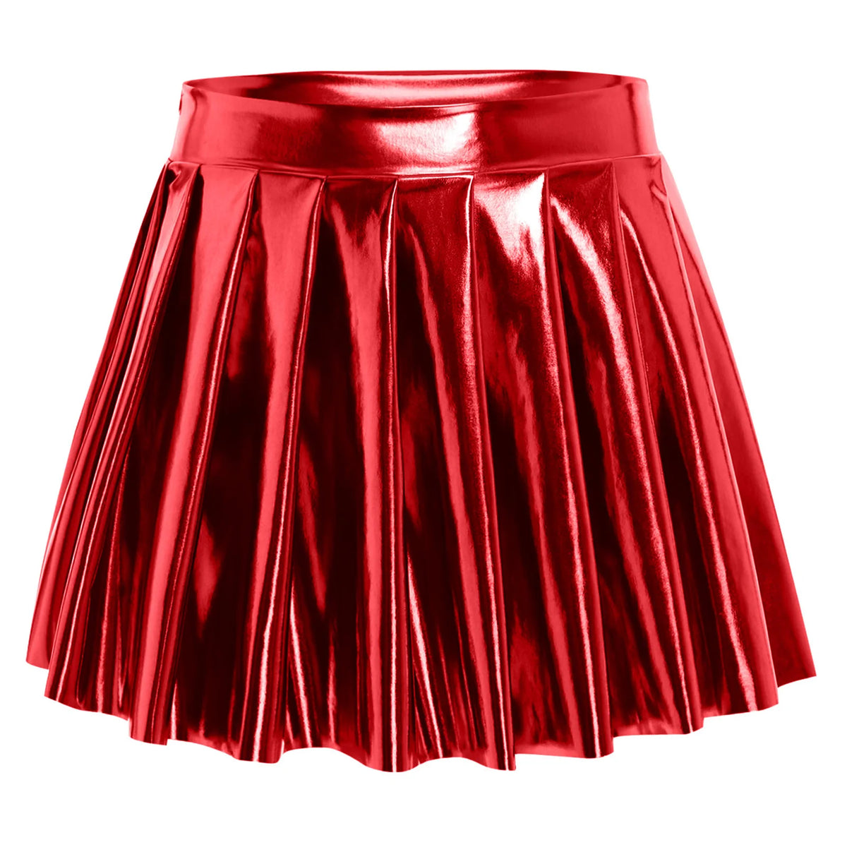 Scarlet Rush Metallic Mini Skirt | Rave Set