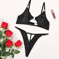 Dark Halo Center Ring Bikini Set for Women | Rave Set