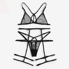 Twilight Polka Mesh Wrap Set | Rave Set