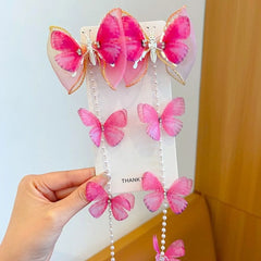 Flutter Dream Hot Pink Hair Tassel Clip | Rave Set