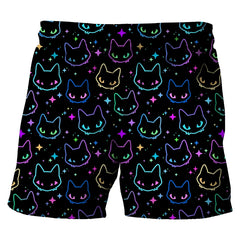 Multicolor Drawstring Board Shorts for Men | Rave Set