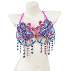 Butterfly Bliss Women’s Carnival Bra | Rave Set